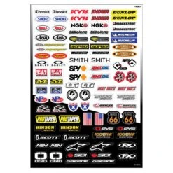 Factory Effex Micro Sponsor Sticker Sheet