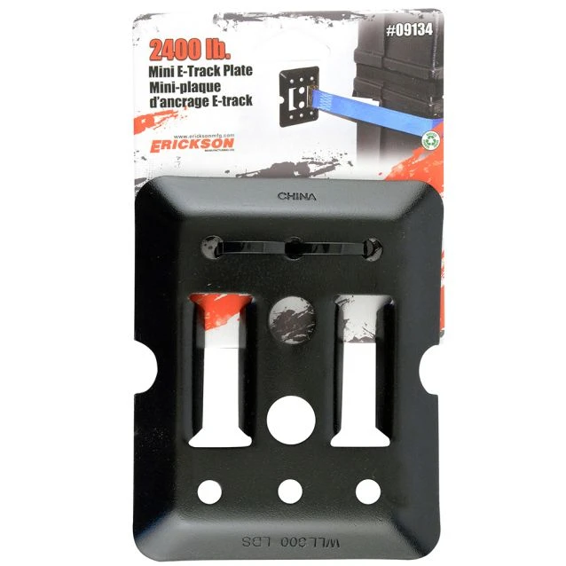 Erickson Mini E-Track Plate, 2400lb 2 Erickson Mini E-Track Plate, 2400lb - Image 2