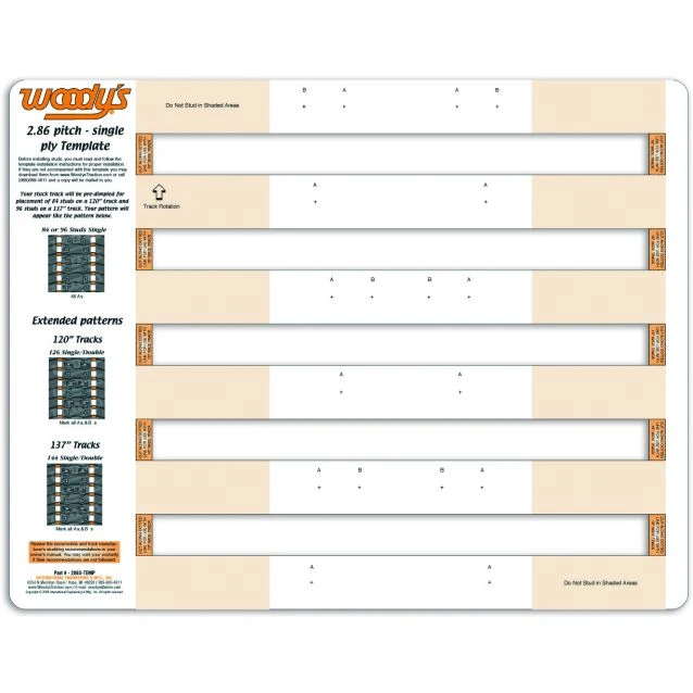 Woody's Pitch Single Ply Template 1 Woody's Pitch Single Ply Template