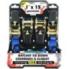Erickson Soft Grip Ratchet Straps