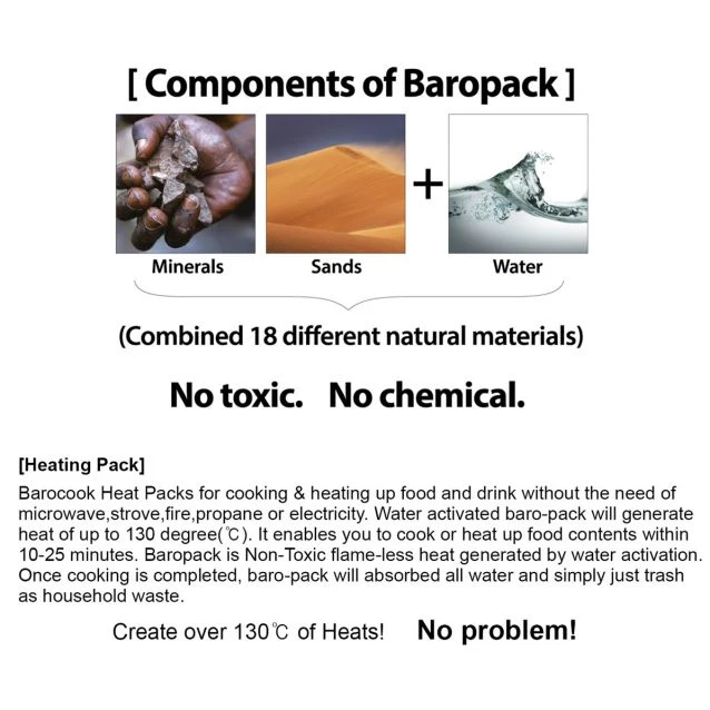 Barocook Baropack Heat Set 20g, 10 Piece 2 Barocook Baropack Heat Set 20g, 10 Piece - Image 2